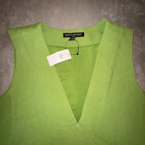 Banana Republic Green Shift Dress (Size 14) - Picture 3 of 4